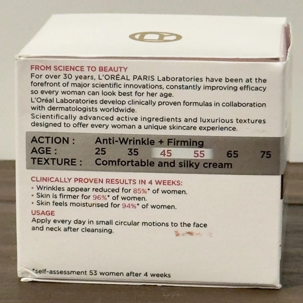 L'Oréal Paris Wrinkle Expert 45+ Retino Peptides Day Cream 50ml 1.7oz NEW